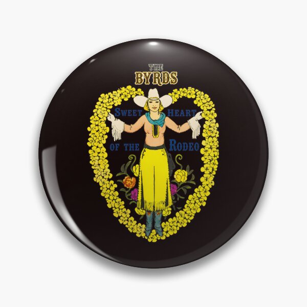 Item preview, The Byrds Sweetheart of the Rodeo Floral Heart Art designed and sold by sil-gen-rove.