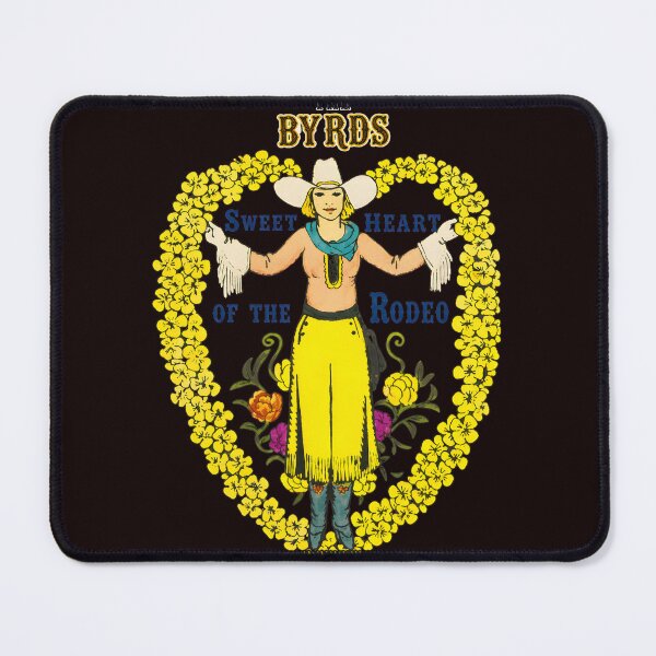 Item preview, The Byrds Sweetheart of the Rodeo Floral Heart Art designed and sold by sil-gen-rove.