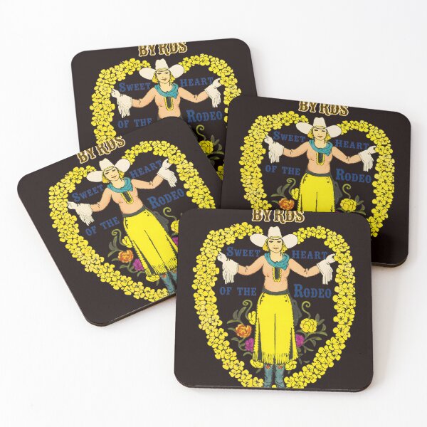 Item preview, The Byrds Sweetheart of the Rodeo Floral Heart Art designed and sold by sil-gen-rove.