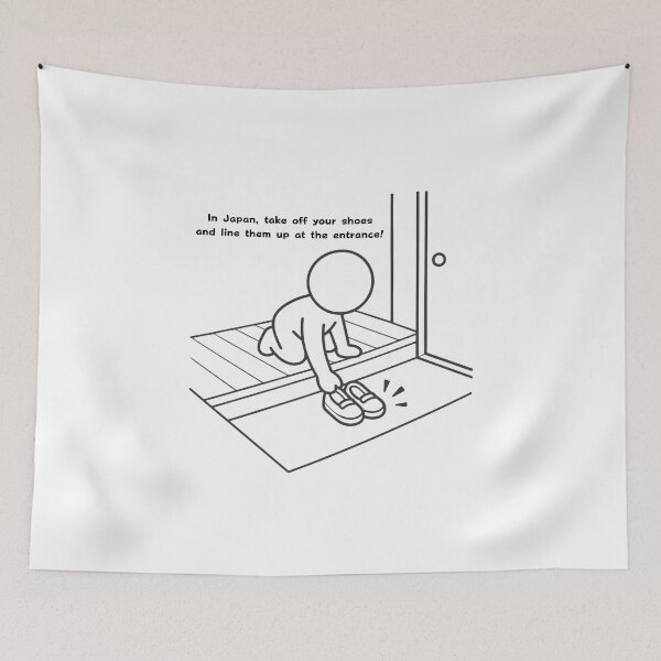 Item preview, Take Off Your Shoes in Japan – Japanese Genkan Etiquette designed and sold by japan-picto.