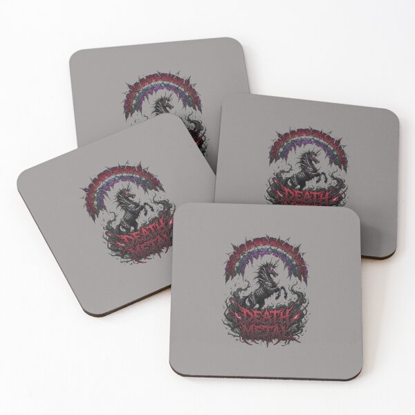 Item preview, Death Metal Unicorn Rainbow Contrast Graphic-11 designed and sold by EDWAHueber.