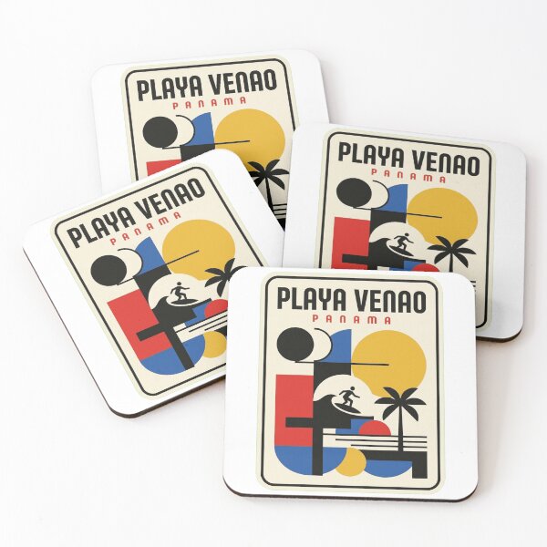 Item preview, Retro Playa Venao Bauhaus Geometric Skyline designed and sold by k3rstman1.