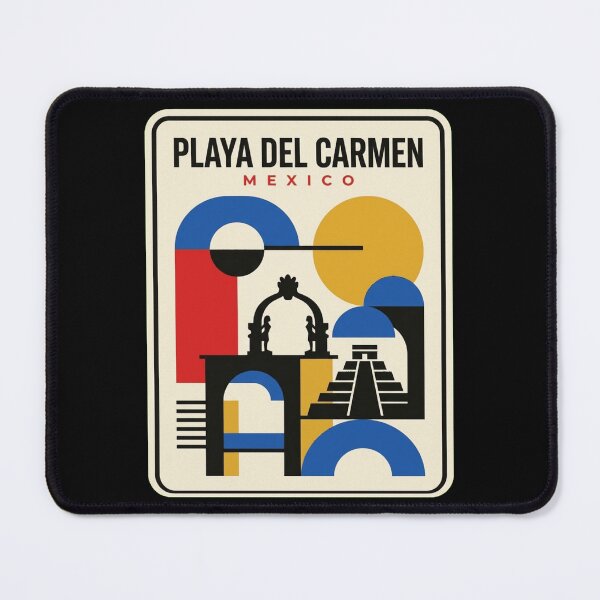 Item preview, Retro Playa Del Carmen Bauhaus Geometric Skyline designed and sold by k3rstman1.