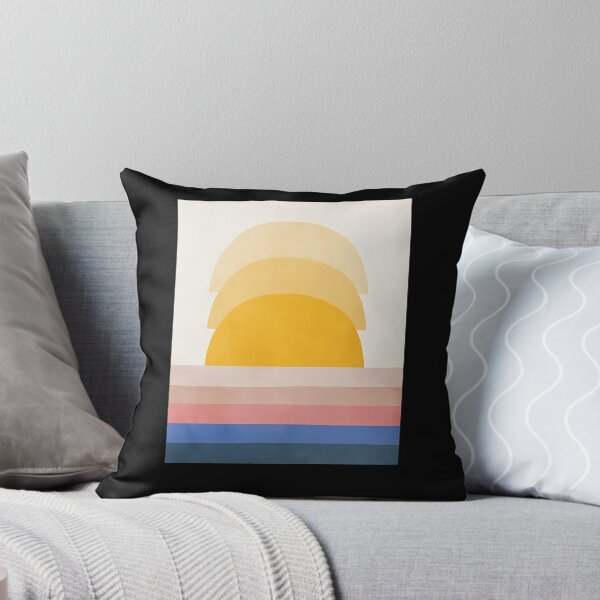 Item preview, Sunset-Abstract-Mid-Century-Modern-Kids-Wall-Art-Nursery-Room designed and sold by hammesk.