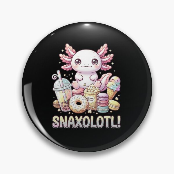 Item preview, Snaxolotl Cute Axolotl with Snacks and Sweets Food Pun designed and sold by MiALopezArt.