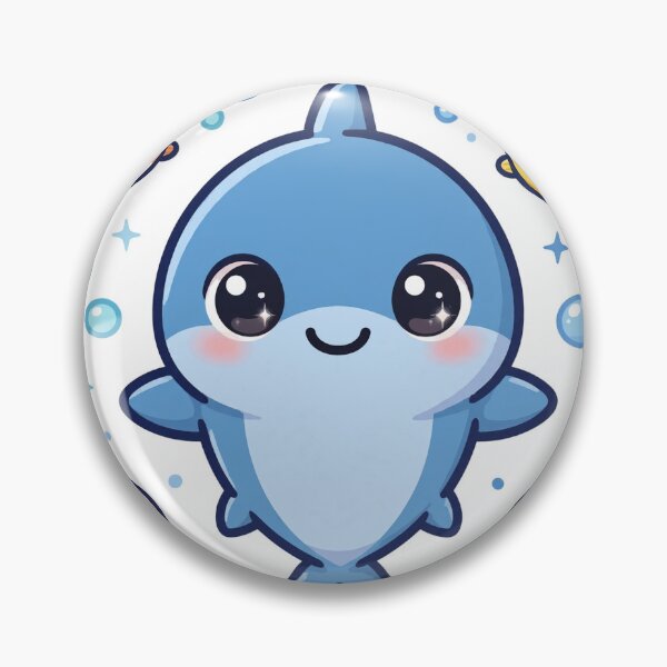 Item preview, Cute Shark Smiling Kawaii Ocean designed and sold by The Oddball Supply Co..