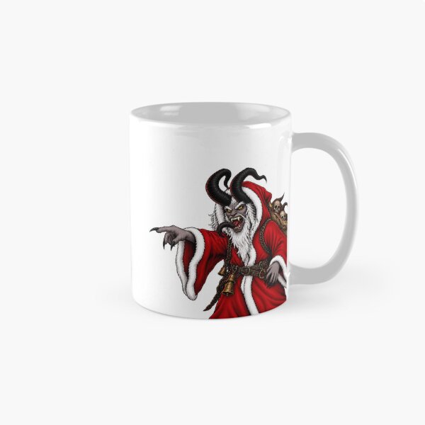 Item preview, A Very Merry Krampusnacht Festive Holiday Illustration designed and sold by Artbyjose.