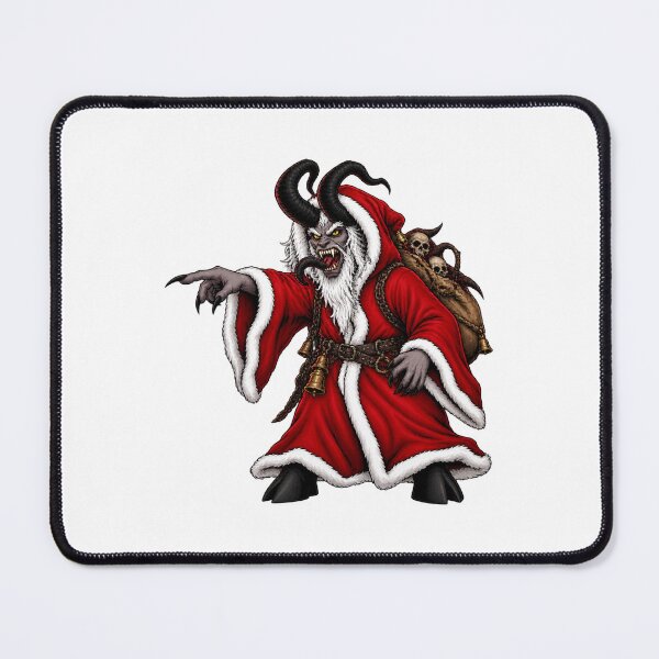 Item preview, A Very Merry Krampusnacht Festive Holiday Illustration designed and sold by Artbyjose.