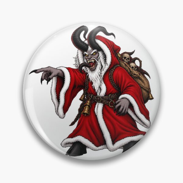Item preview, A Very Merry Krampusnacht Festive Holiday Illustration designed and sold by Artbyjose.