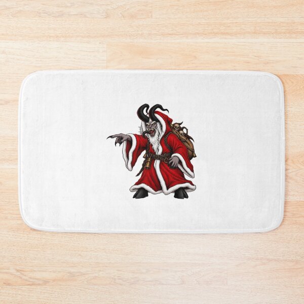 Item preview, A Very Merry Krampusnacht Festive Holiday Illustration designed and sold by Artbyjose.