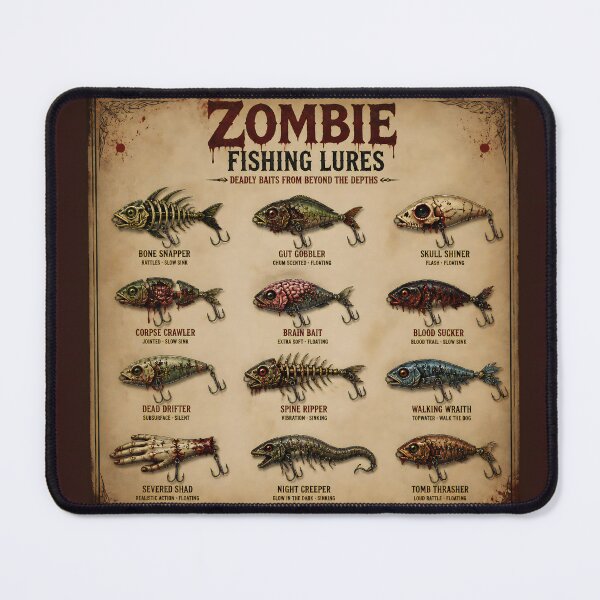 Item preview, Zombie Fishing Lures designed and sold by PictureNZ.
