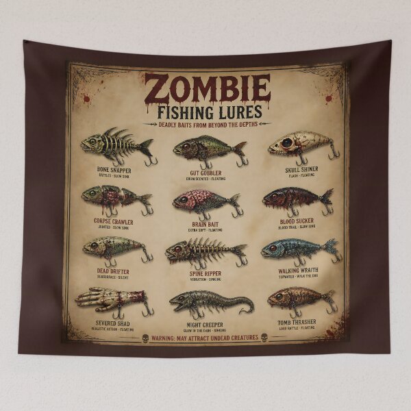 Item preview, Zombie Fishing Lures designed and sold by PictureNZ.