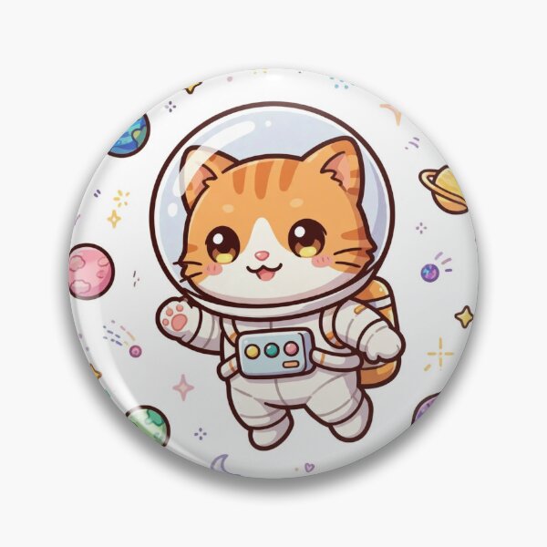 Item preview, Astronaut Cat Space Cute Kitty designed and sold by The Oddball Supply Co..