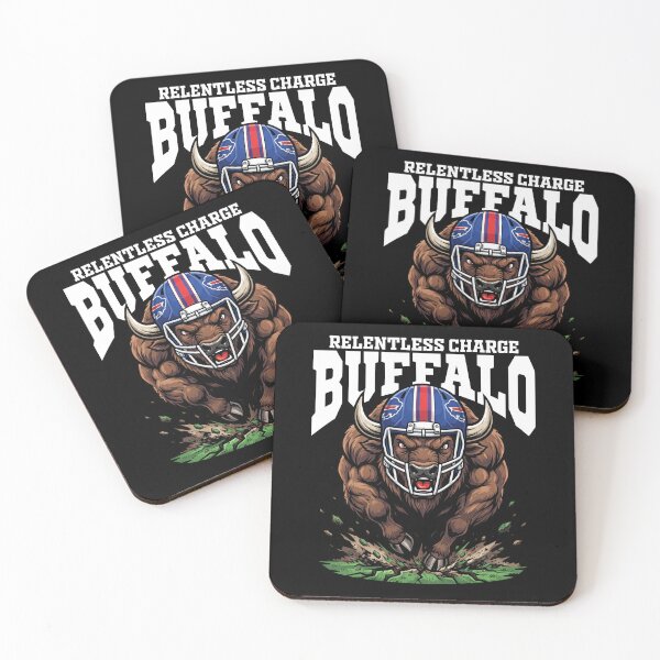 Item preview, BUFFALO RELENTLESS CHARGE - NY BUFFALO BILLS designed and sold by KEF Custom.