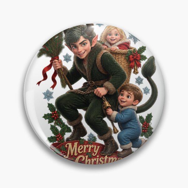 Item preview, Greetings from Krampus Vintage Holiday Illustration Design designed and sold by Artbyjose.