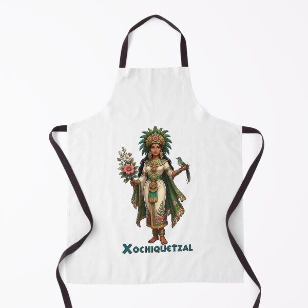 Item preview, Xochiquetzal, the Mexica (Aztec) Goddess of Beauty, Love, and Flowers designed and sold by ArteTeoma.