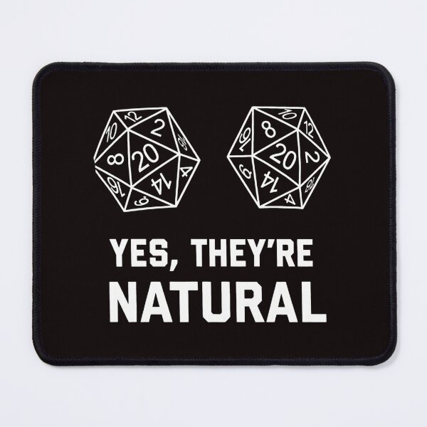Item preview, Funny Dice Natural Roll Humor Gaming Phrase designed and sold by ASTRAXO.