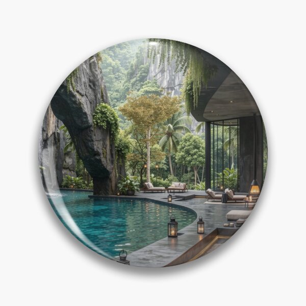 Item preview, Waterfall Sanctuary - Luxury Mountain Escape designed and sold by nhk999.