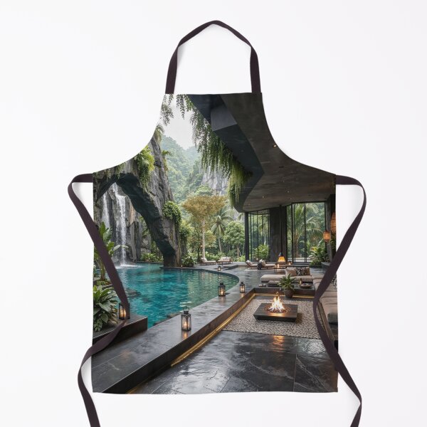 Item preview, Waterfall Sanctuary - Luxury Mountain Escape designed and sold by nhk999.