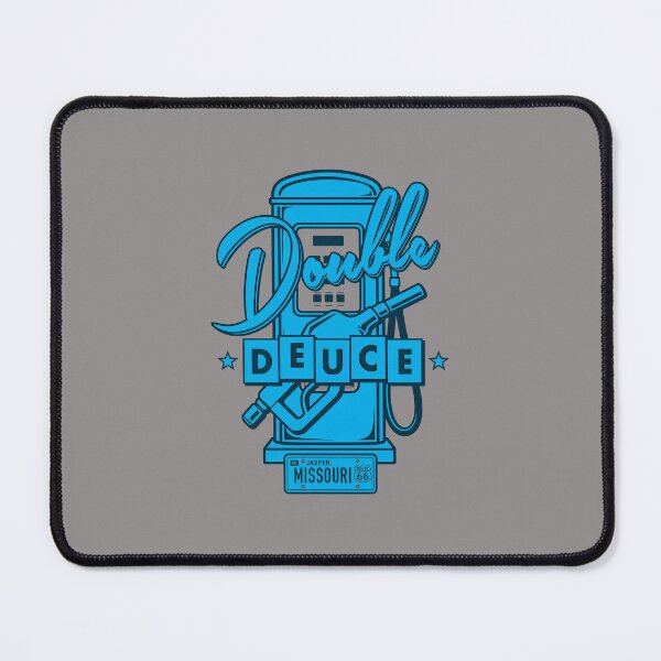 Item preview, Double Deuce Jasper Missouri Retro Text Cyan-20 designed and sold by JesuxRivera.