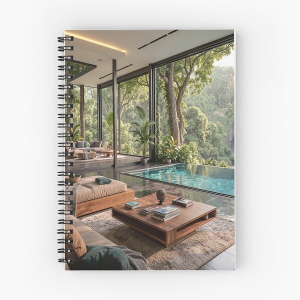 Item preview, Forest Waters Villa - Retreat Among the Falls designed and sold by nhk999.