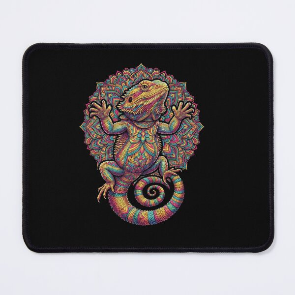 Item preview, Bohemian Bearded Dragon Mandala Pattern Vibrant Reptile Design designed and sold by Ostericaimusa.