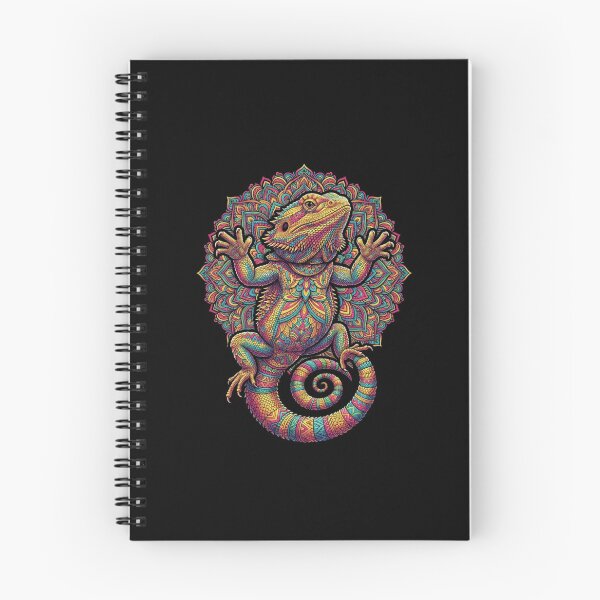 Item preview, Bohemian Bearded Dragon Mandala Pattern Vibrant Reptile Design designed and sold by Ostericaimusa.