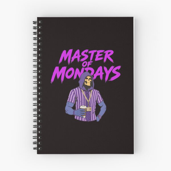 Item preview, Master of Mondays Skeleton Coffee Humor designed and sold by ASTRAXO.