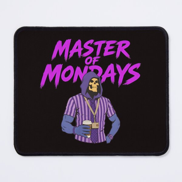 Item preview, Master of Mondays Skeleton Coffee Humor designed and sold by ASTRAXO.