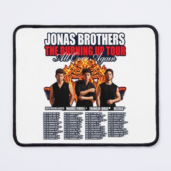 Item preview, Vintage Y K Jonas Brothers Burning Up Tour Retro Concert Design designed and sold by MidTownKai.