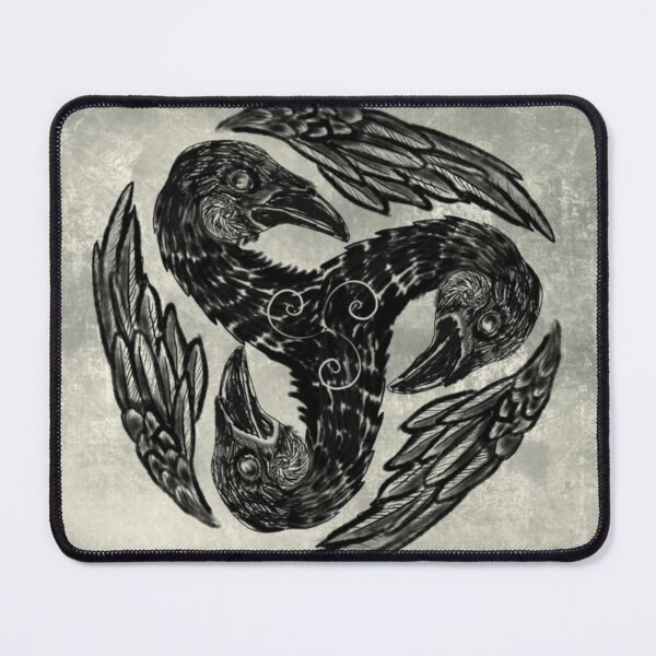 Item preview, Celtic crow knot designed and sold by Hodewick-Art.