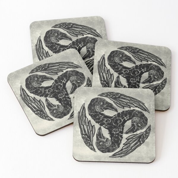 Item preview, Celtic crow knot designed and sold by Hodewick-Art.