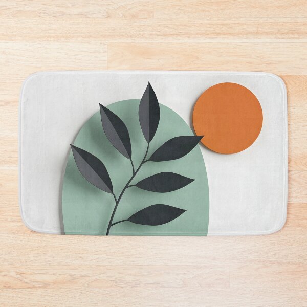 Item preview, Minimalist Leaf and Sun Design designed and sold by Vicky Brago-Mitchell®.
