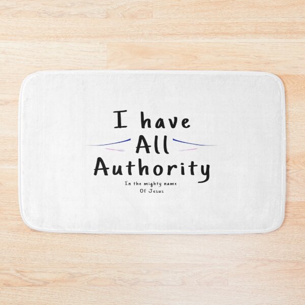 Item preview, I have all Authority, in the mighty name of Jesus designed and sold by SuperChristTees.