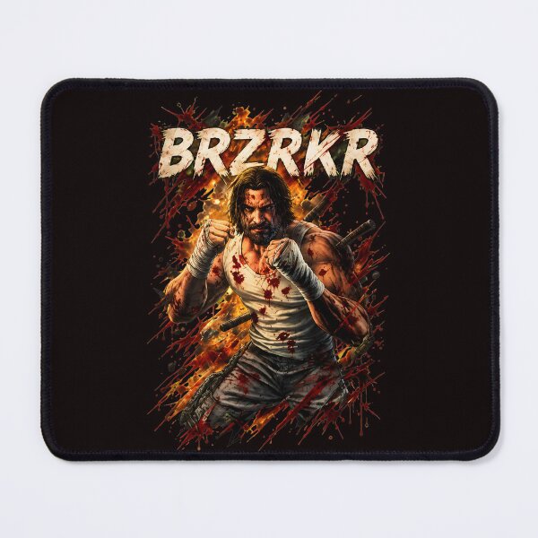 Item preview, BRZRKR Bloody Warrior Art designed and sold by Pocket-Pixel.