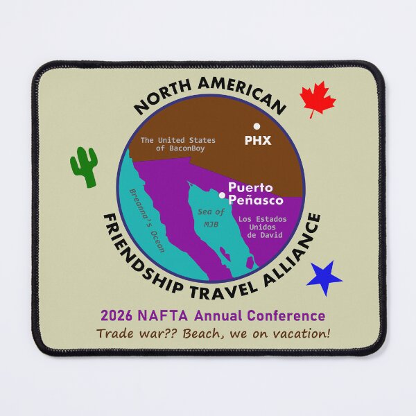 Item preview, North American Friendship Travel Alliance designed and sold by OctoberSpring.