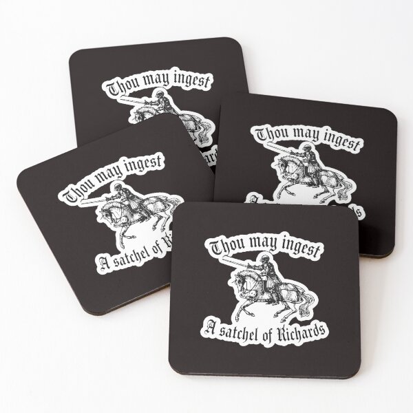 Item preview, Thou May Ingest A Satchel of Richards Knight Quote designed and sold by Pocket-Pixel.