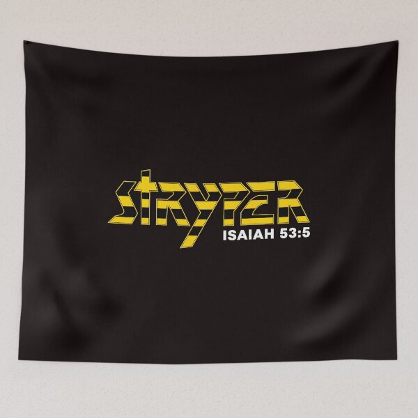 Item preview, Stryper Isaiah 53:5 Yellow Black Stripes Logo designed and sold by Pocket-Pixel.