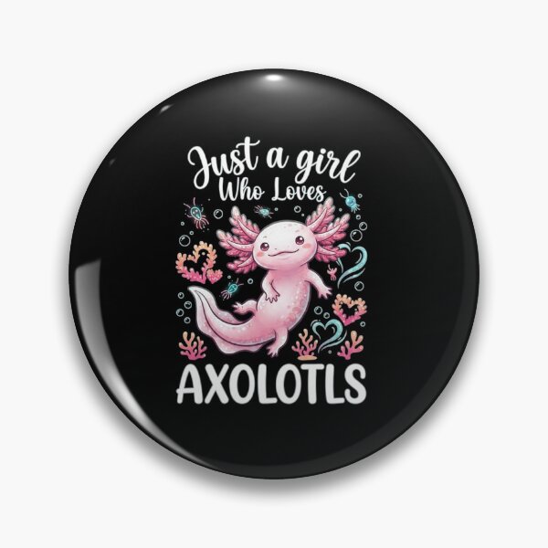 Item preview, Just a Girl Who Loves Axolotls Cute Underwater Design designed and sold by MiALopezArt.