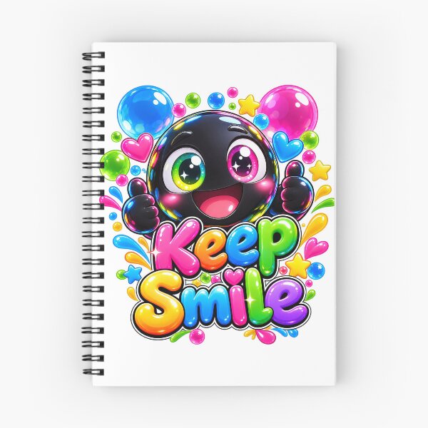 Item preview, Keep Smile – Colorful Happy Face with Positive Vibes designed and sold by IMuDesigner.