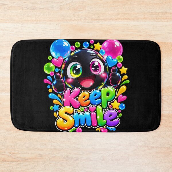 Item preview, Keep Smile – Colorful Happy Face with Positive Vibes designed and sold by IMuDesigner.