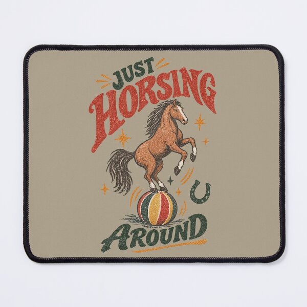 Item preview, Just Horsing Around - Vintage Horse Circus Design designed and sold by Douglystuff.