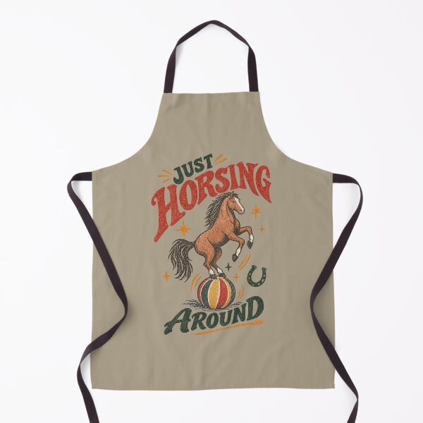 Item preview, Just Horsing Around - Vintage Horse Circus Design designed and sold by Douglystuff.