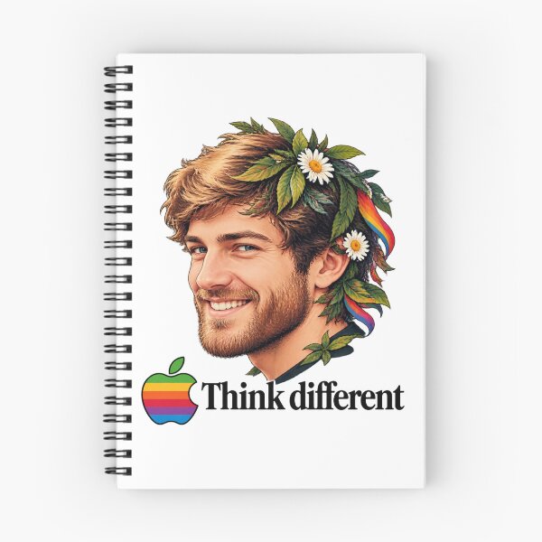 Item preview, Multicolored Inspirational Think Different Design with Apple Theme designed and sold by Nathanir.
