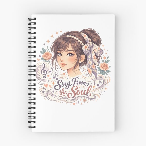 Item preview, Sing From the Soul Music Lover Floral Singer Inspirational Art designed and sold by inkoutninja.