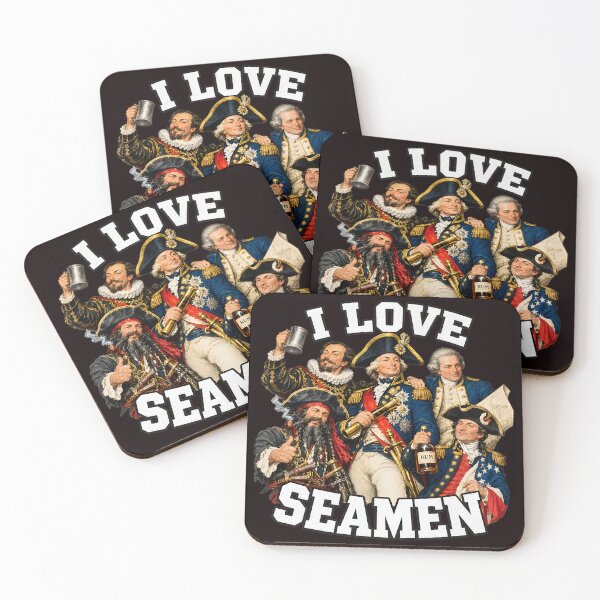 Item preview, I LOVE SEAMEN Funny Nautical Historical  designed and sold by EL-FASSY.