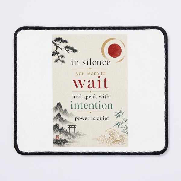 Item preview, In silence you learn to wait and speak with intention power is quiet designed and sold by INEEDBABYPOWDER.