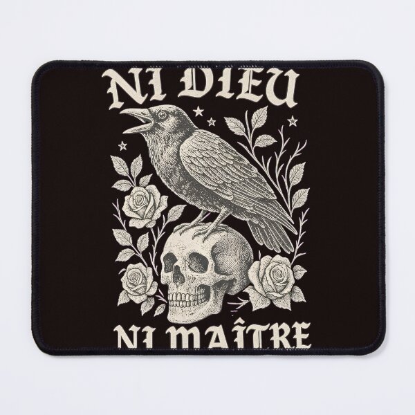Item preview, Ni Dieu Ni Maître Crow Skull Rose Gothic  designed and sold by EL-FASSY.