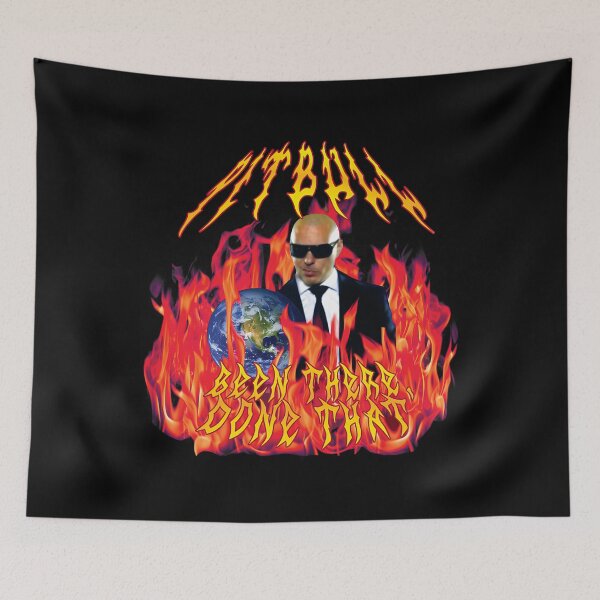 Item preview,  Heavy Metal Pitbull With Flames designed and sold by Mohamed Lakany.