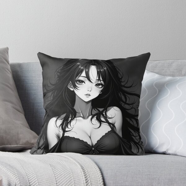 Item preview, Kaylee's Sense | Black and White Anime Portrait designed and sold by KasaHunterHarem.